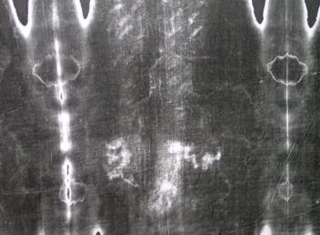 Negative of the Feet of the Shroud of Turin